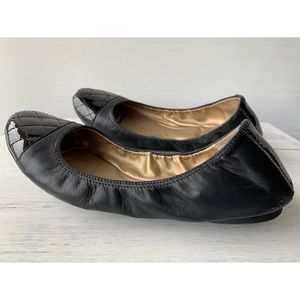 Me Too | black slip on flats | foldable travel shoes
